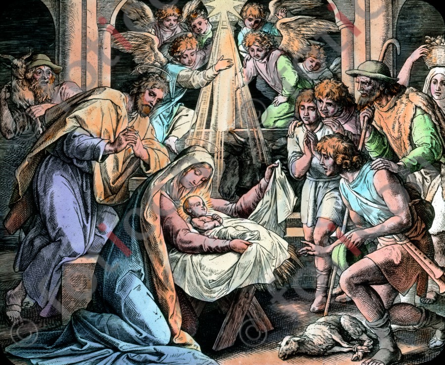 Die Geburt Christi | The Nativity - Foto simon-101-021.jpg | foticon.de - Bilddatenbank für Motive aus Geschichte und Kultur